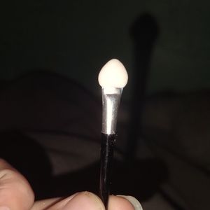 Two small eyeshadow brushes